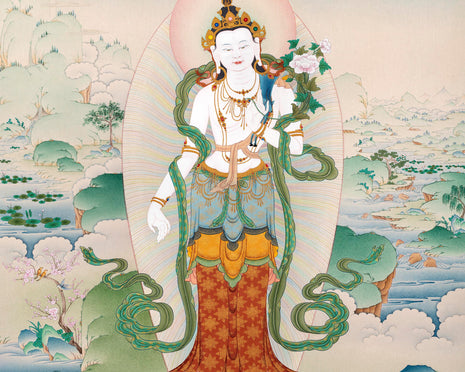 Standing Chenrezig | Bodhisattva Digital Art Prints