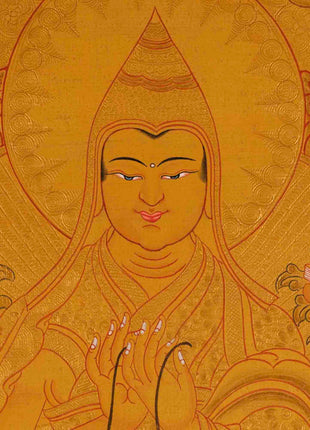 Tsongkhapa Thangka | Tibetan Buddhist Artwork | Wall Decors