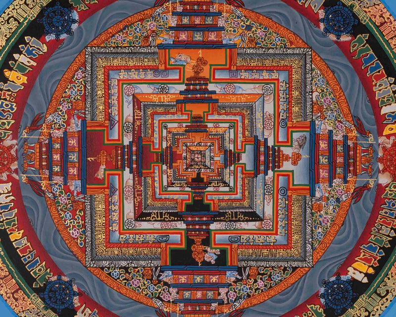 Mandala Thangka | Kalachakra Mandala | Religious Wall Decors