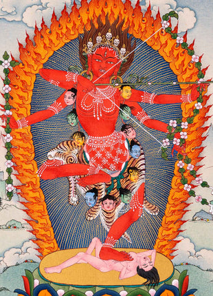 Kurukulla Dakini | Traditional Hand Painted Art