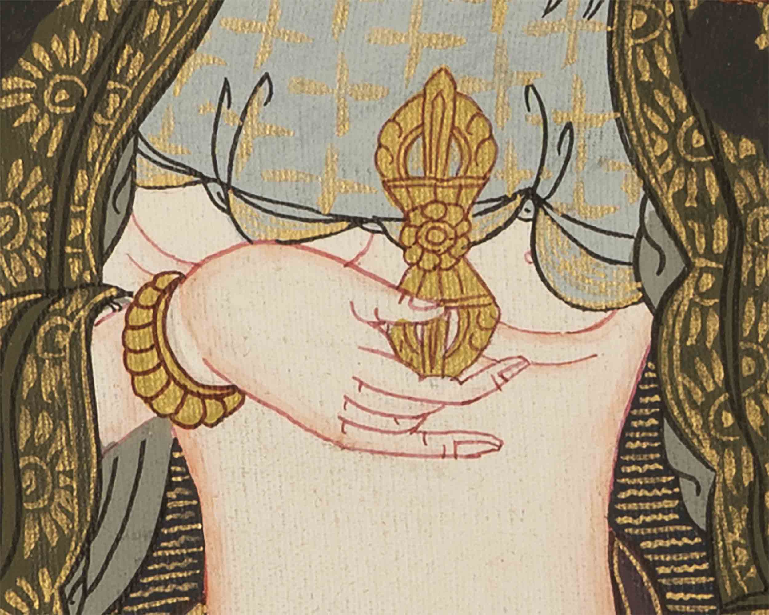 Painting Of Vajrasattva | Tibetan Buddhist Thangka