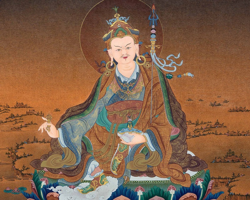 guru rinpoche thangka