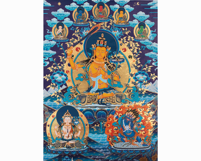 Manjushri Bodhisattva Print | Shrine Altar