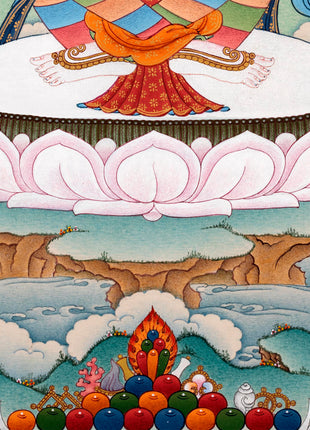Saraswati Thangka | The Deity of Wisdom | Yangchenma Thanka