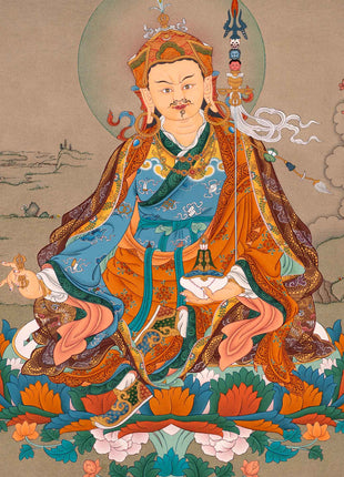 Padmasambhava Art | Traditional Guru Rinpoche Thangka