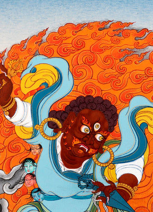 Dorje Drollo Thangka | Tibetan Thangka Painting | Buddhist Art
