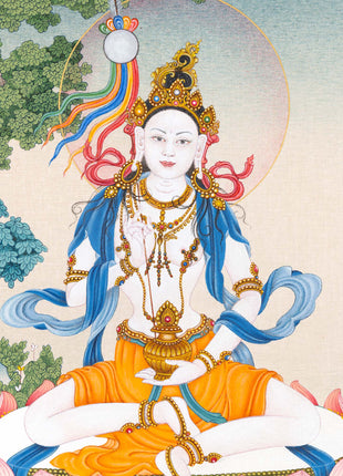 Mandarva Thangka Dakini Digital Print | Dakini Deity | Himalayan wall decor