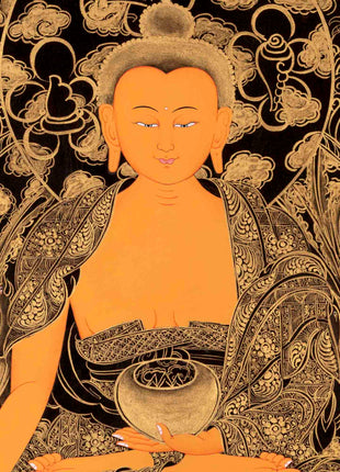 Buddha Shakyamuni Thangka | Religious Buddhist Art | Wall Decors