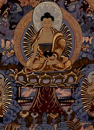 Shakyamuni Buddha Life | Wall Decors | Traditional Thangka Art