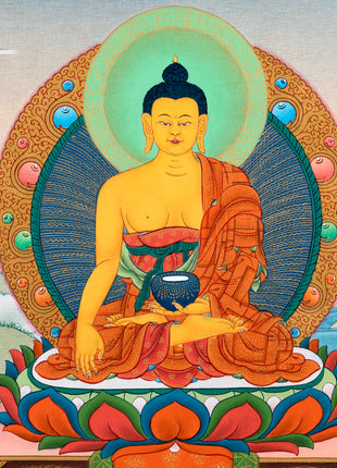 gautam buddha thangka
