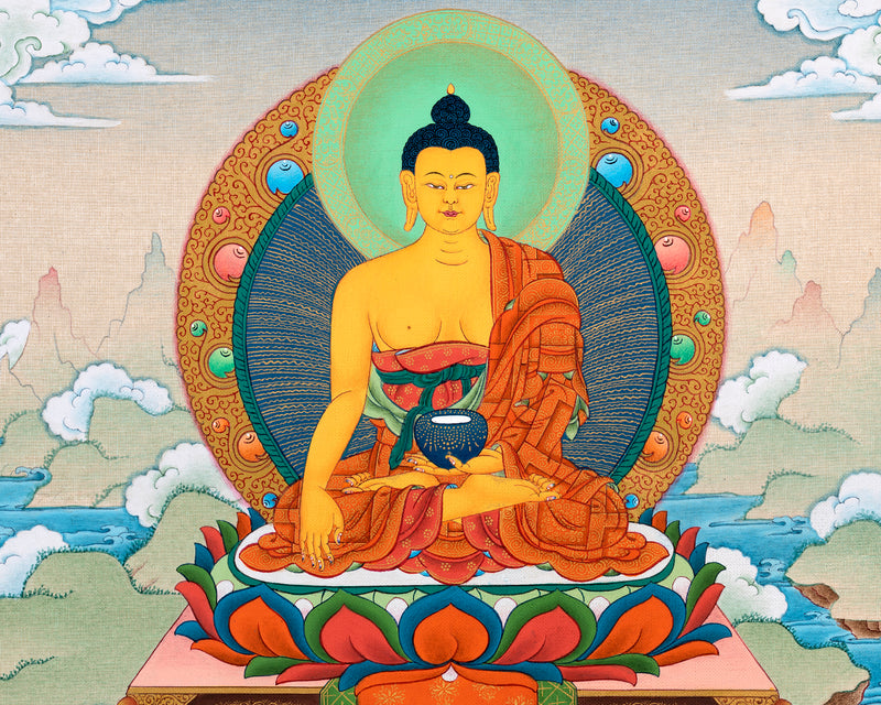 gautam buddha thangka