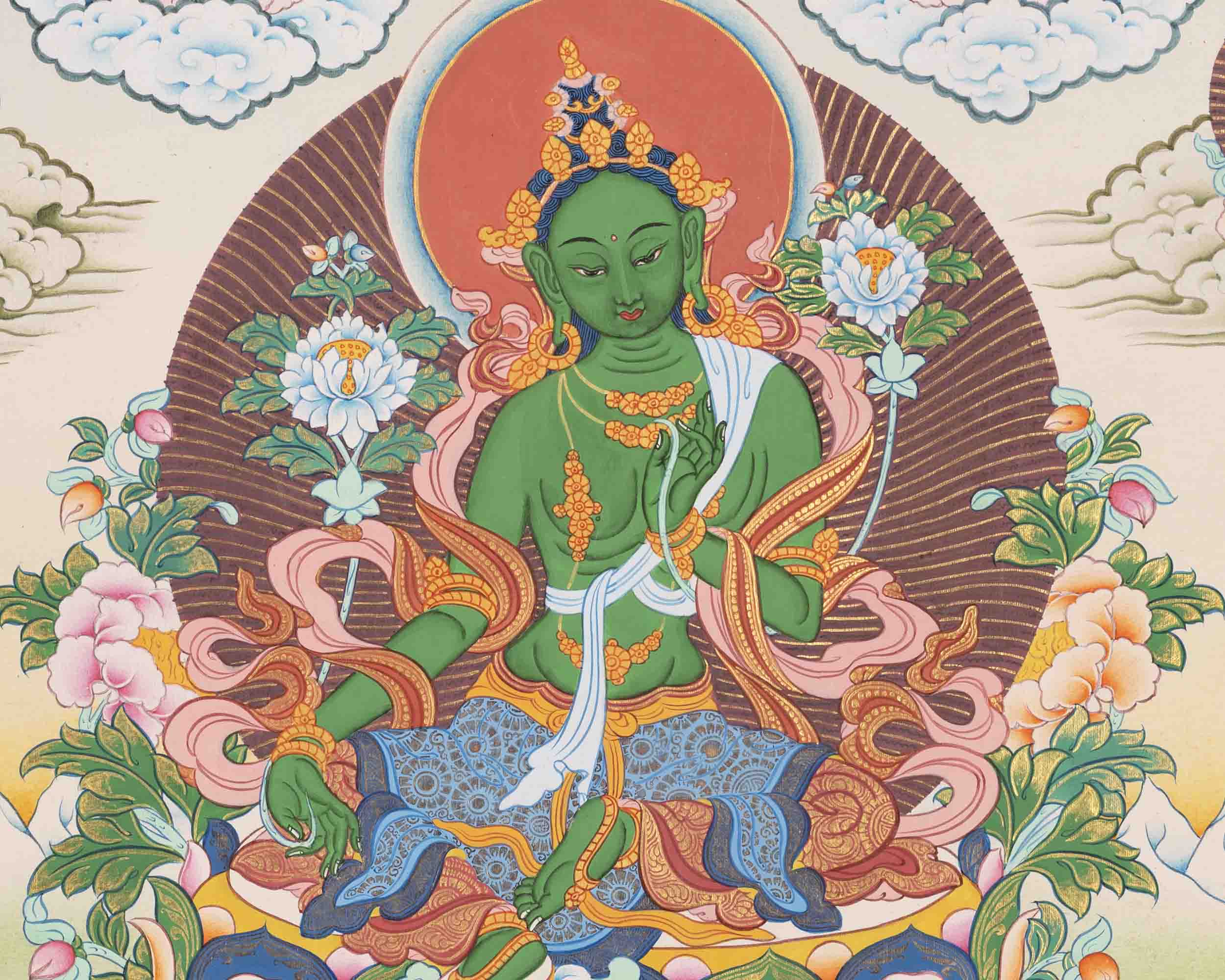 21 Tara Thangka | Religious Buddhist Art | Wall Decors