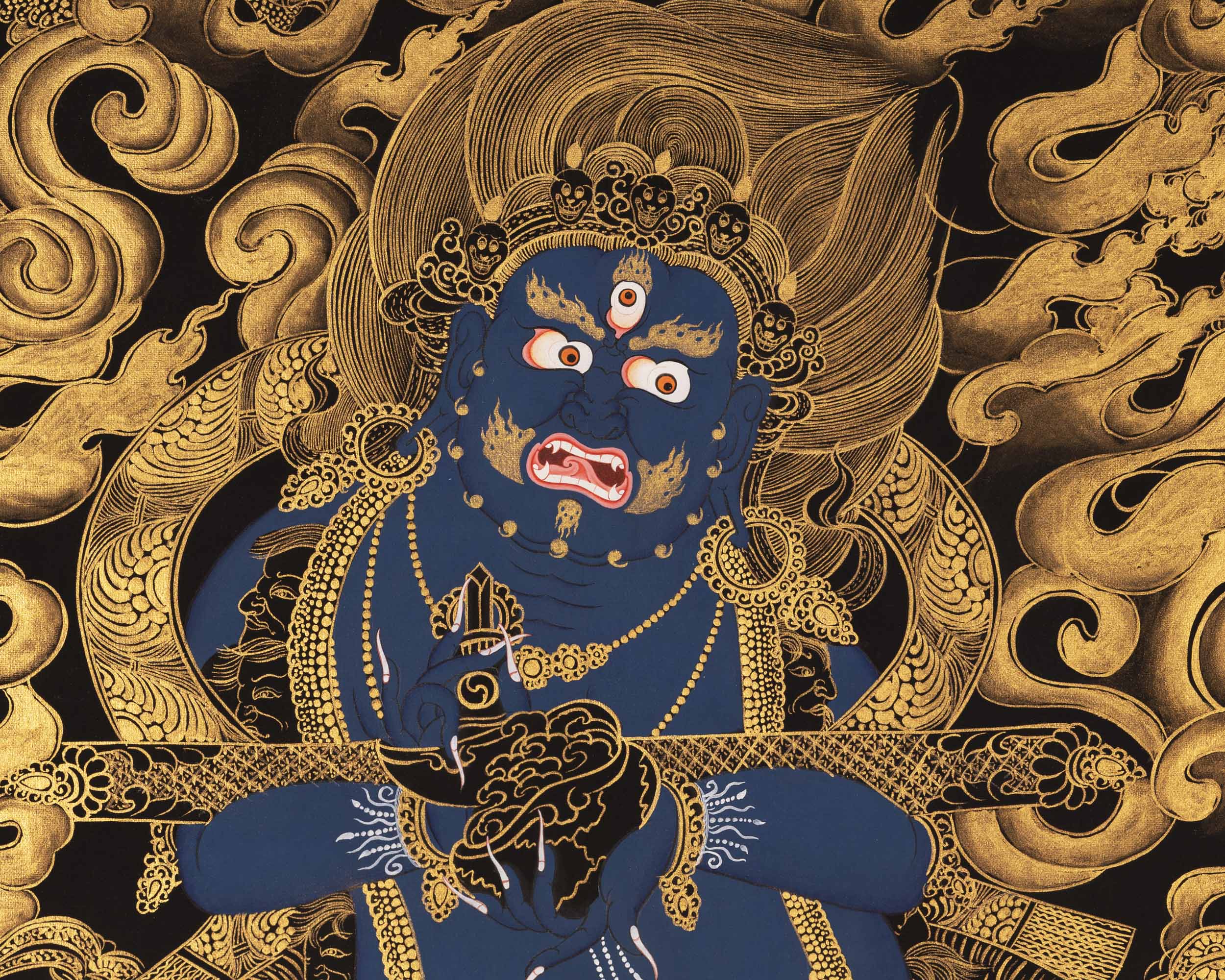 Vajra Panjarnatha Thangka | Wrathful Dharmapala