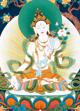 White Tara Thangka | Tibetan Buddhist Art