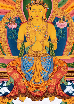 Maitreya Future Buddha Thangka | Tibetan Buddhist Painting | Himalayan Art