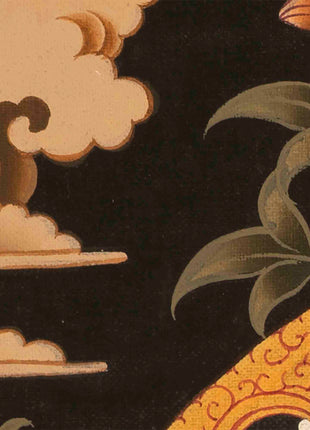 Buddhist Vajrasattva Thangka | Hand-Painted Tibetan Buddhist Thangka