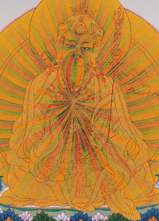 Guru Rinpoche Thangka | Rainbow Body Padmasambhava Print