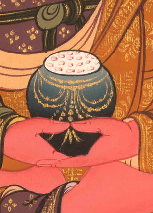 Amitabha Buddha Thangka | Small Size Home Decor