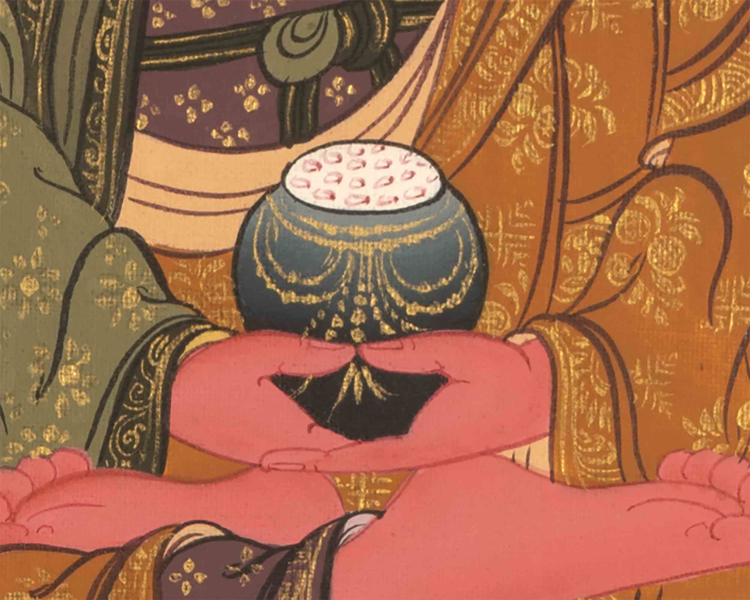Amitabha Buddha Thangka | Small Size Home Decor