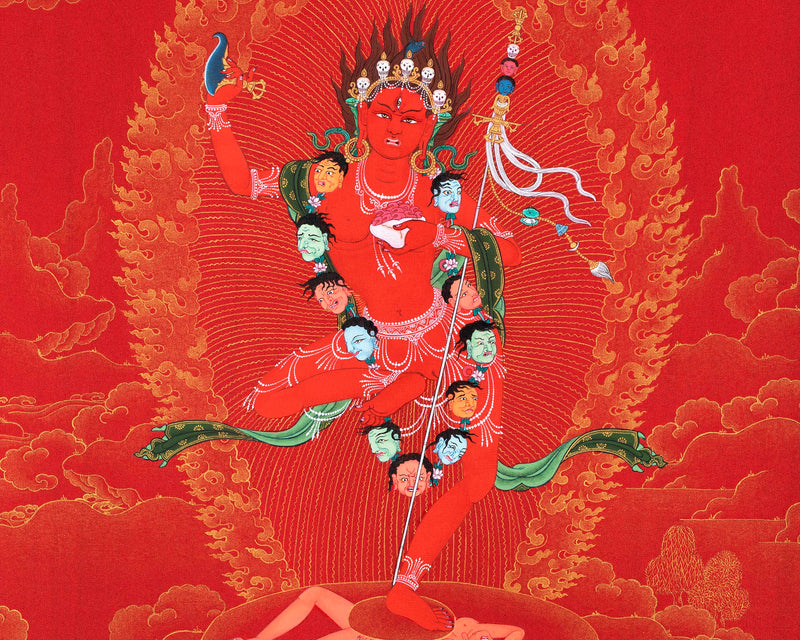 Vajravarahi Thangka | Tibetan Dorje Phagmo Painting