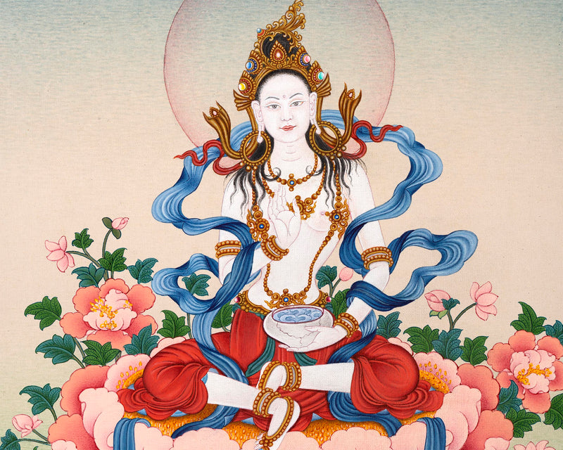 Mother Yeshe Tsogyal | Padmasambhava Consort | Tibetan Dakini Thangka