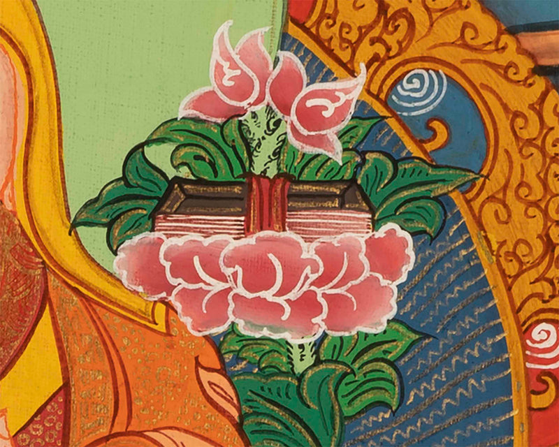 Tsongkhapa Tibetan Thangka | Art Painting for Meditation