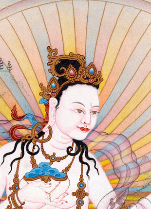 Sukhasiddhi Thangka | Dakini of Magical Illusion