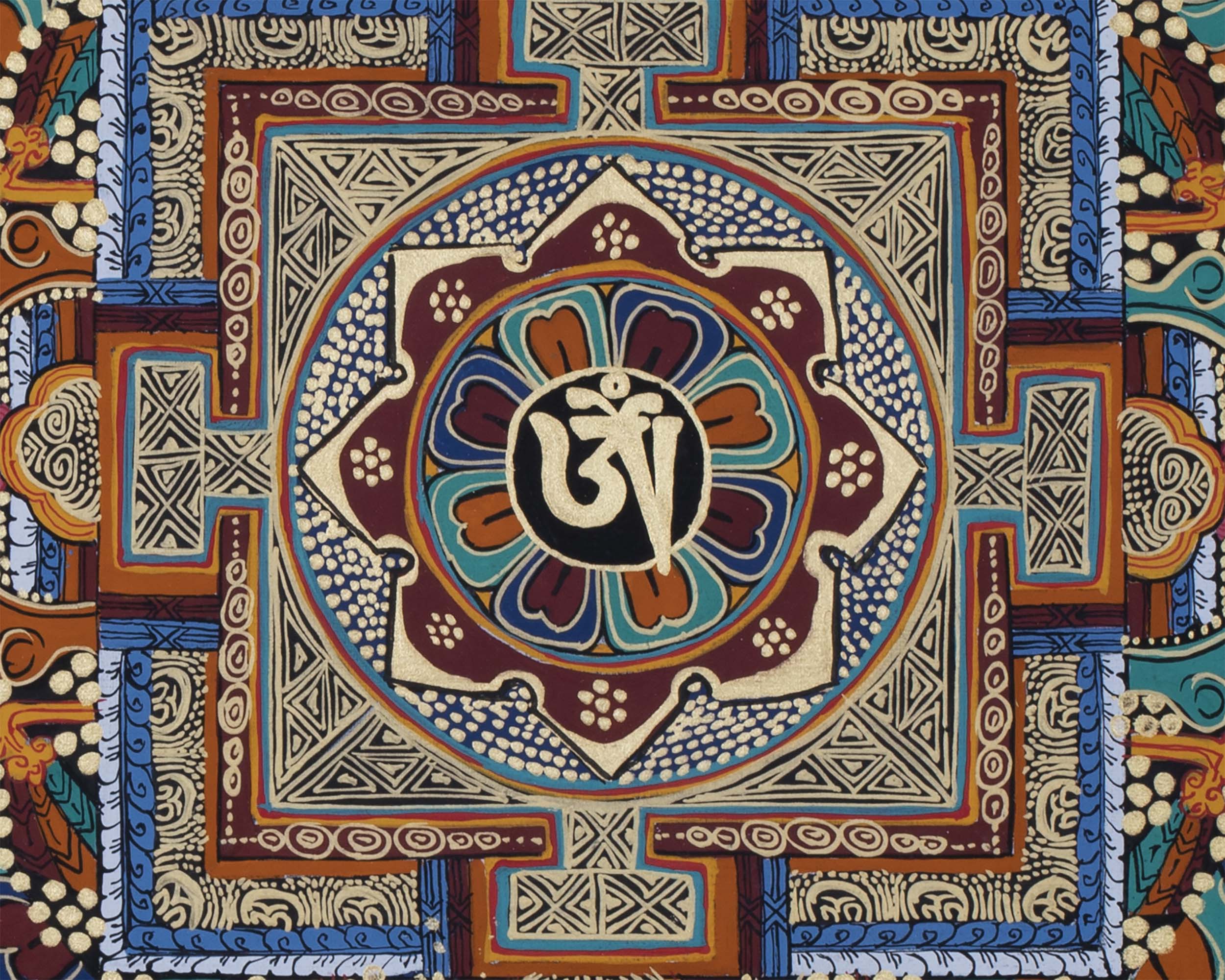 Om Mantra Mandala | Buddhist Art