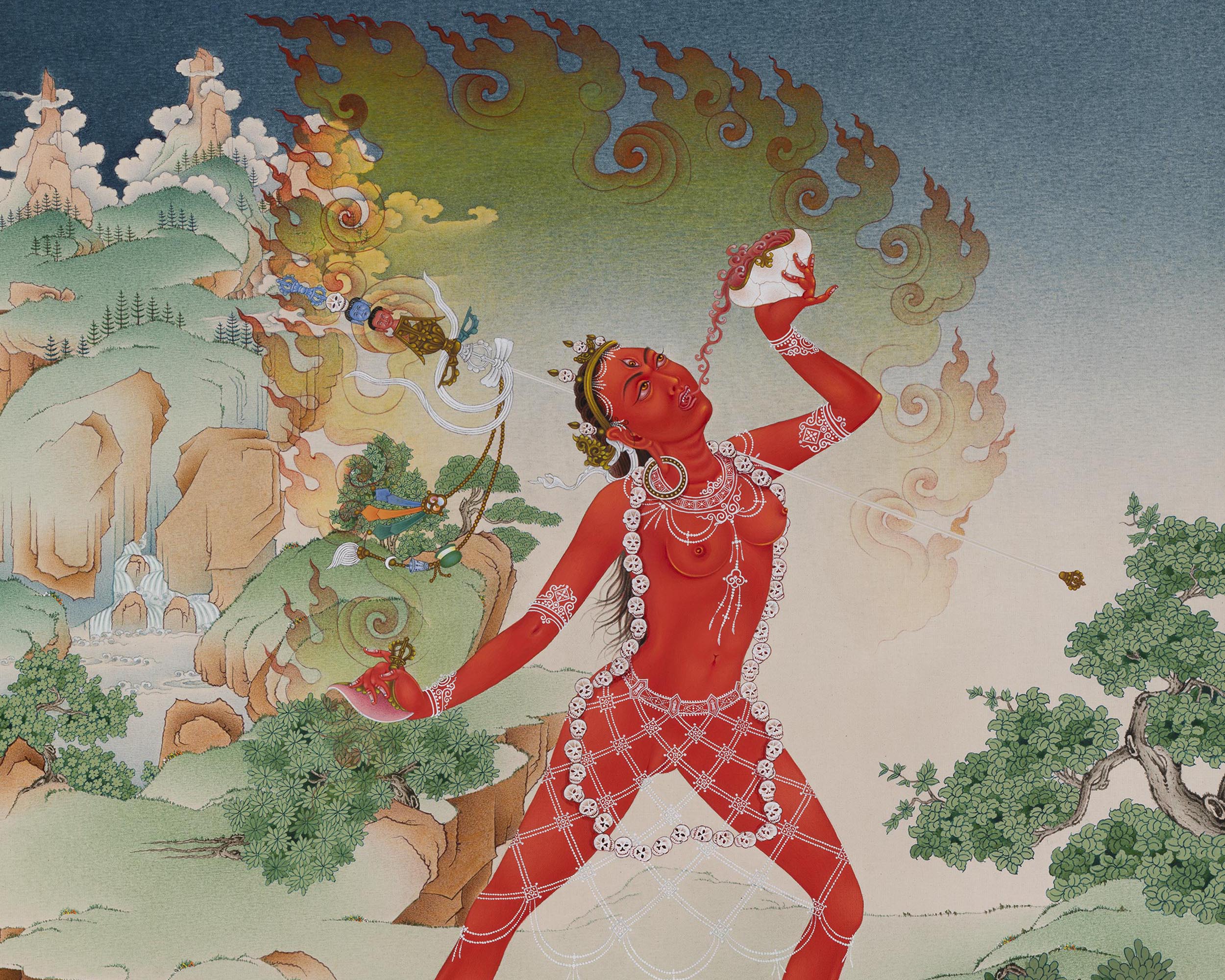 Mother Vajrayogini Thangka | Traditional Buddhist Dakini Painting