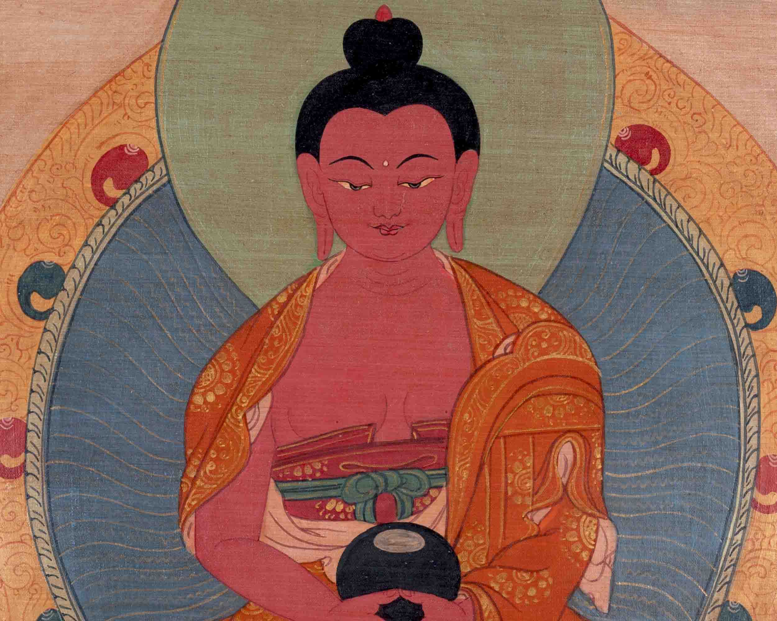 Amitabha Buddha Thangka | Religious Tibetan Art | Wall Decors