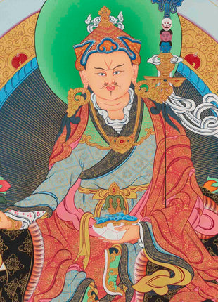 Guru Rinpoche Thangka | Wall Decor Painting