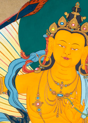 Manjushri Thangka |  Bodhisattva painting | Traditional Thangka