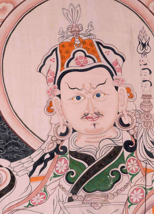 Guru Rinpoche Thangka | Traditional Tibetan Painting | Wall Decors