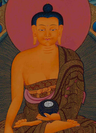 Shakyamuni Buddha Thangka | Buddhist Religious Painting