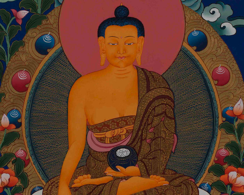 Shakyamuni Buddha Thangka | Buddhist Religious Painting