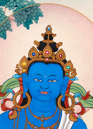 Vajradhara Buddha Thangka | Hand Painted Tibetan Art