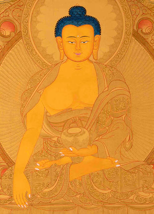 Tibetan Shakaymauni Thangka | Tibetan Buddha Artwork