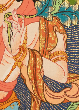 Handpainted  White Tara | Tibetan Buddhist Art