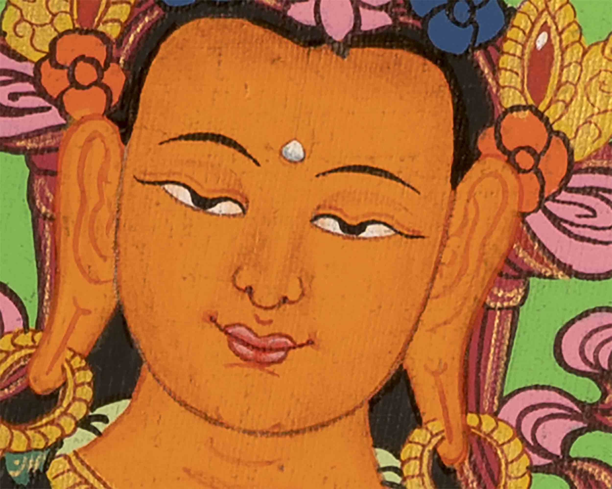 Bodhisattva Manjushree Thangka | Wall Decors