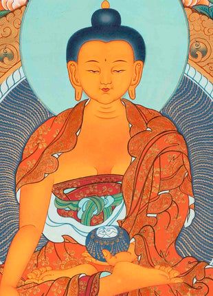 Tibetan Shakyamuni Thangka |  Buddha Thangka