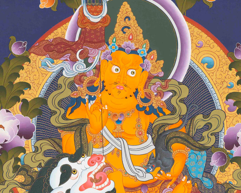 Namtose Thangka | Wealth Deity | Religious Wall Decors