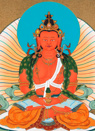 Amitayush Thangka Print