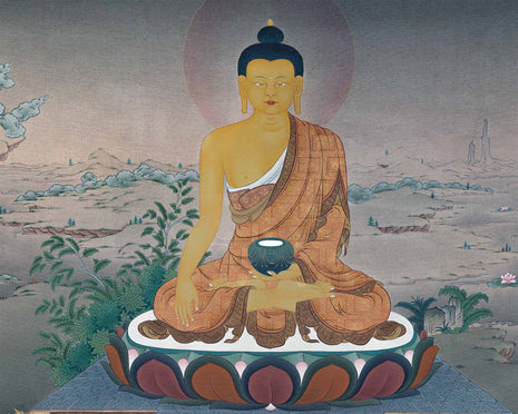 buddha shakyamuni thangka