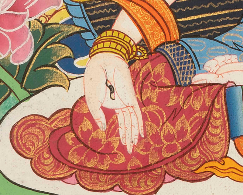 Female White Tara | Tibetan Buddhist Religious Thangka