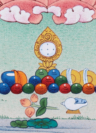 Four-Armed Chenrezig | Buddhist Art Thangka | Bodhisattva
