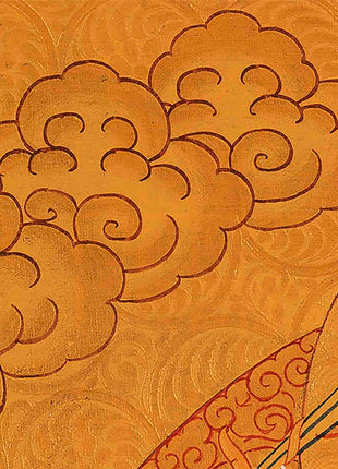 Manjushri Tibetan Thangka | Wall Decor Art