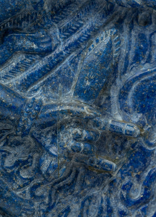 Lapis Lazuli Statue | The Wrathful Form Of Hayagriva Artwork