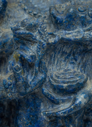 Lapis Lazuli Statue | The Wrathful Form Of Hayagriva Artwork