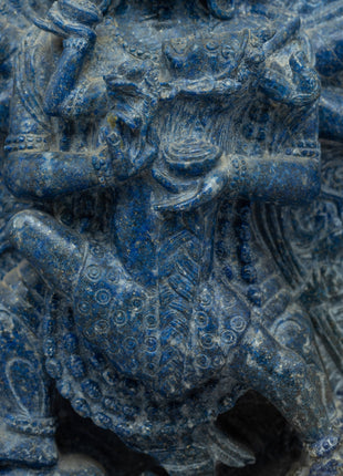 Lapis Lazuli Statue | The Wrathful Form Of Hayagriva Artwork