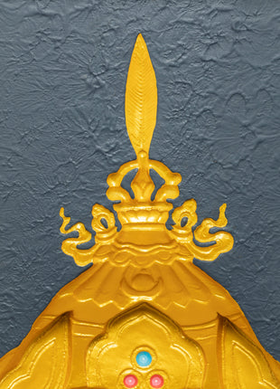 Guru Rinpoche Wooden Thangka | Tibetan Lotus Born, Guru Rinpoche